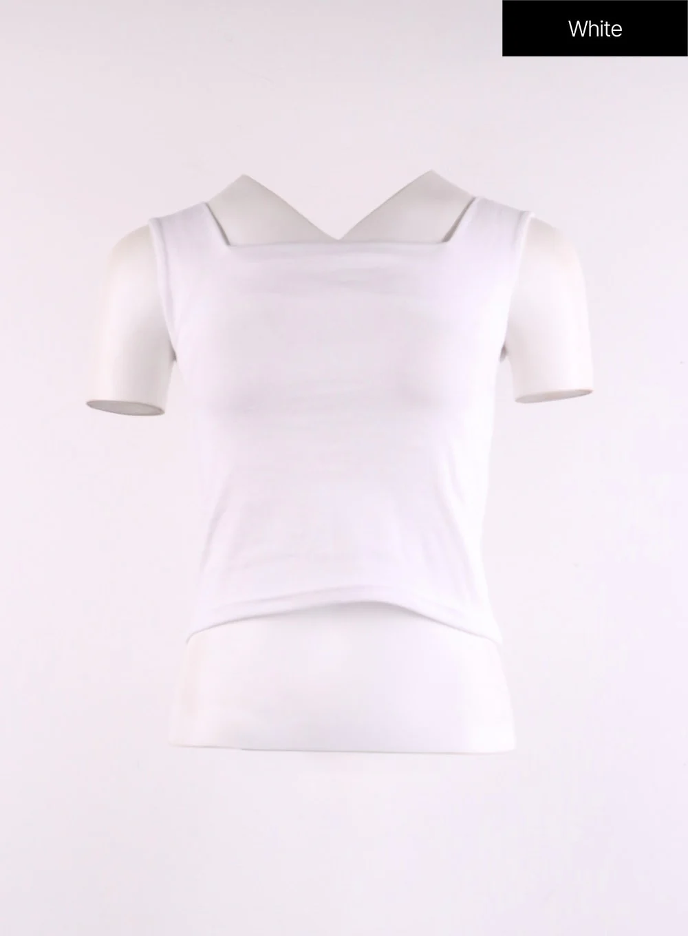 Square Neck Cropped Tank Top CJ425 - Image 8
