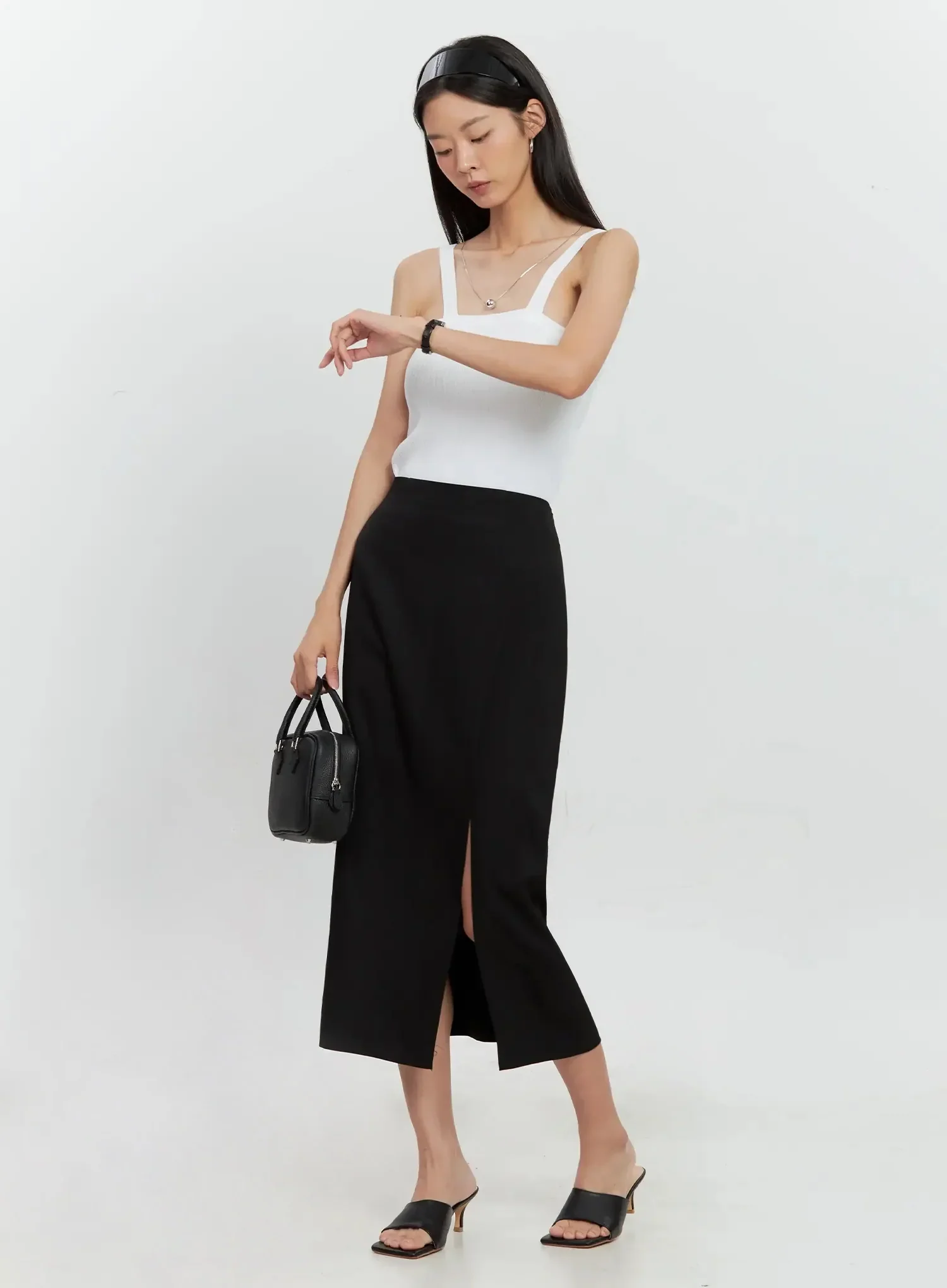 Square-Toe Mule Sandals IS516 - Image 3