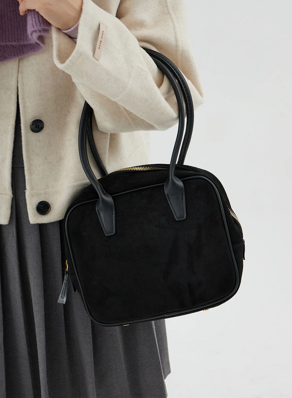 Square Zipper Shoulder Bag ON04 - Image 2