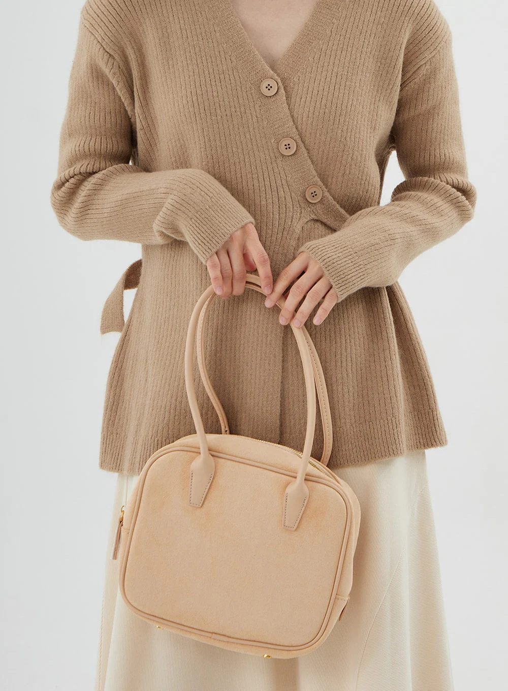 Square Zipper Shoulder Bag ON04 - Image 8