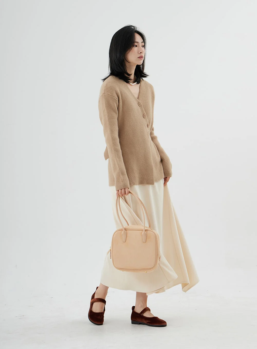 Square Zipper Shoulder Bag ON04 - Image 9
