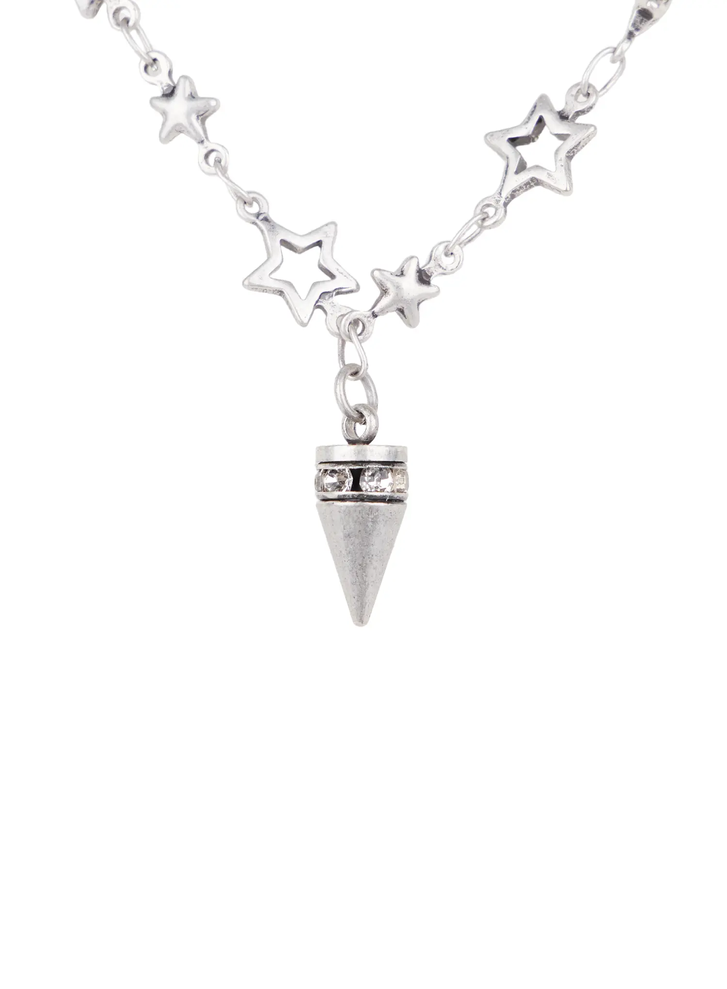 Star Chain Cone Pendant Necklace CJ523 - Image 4