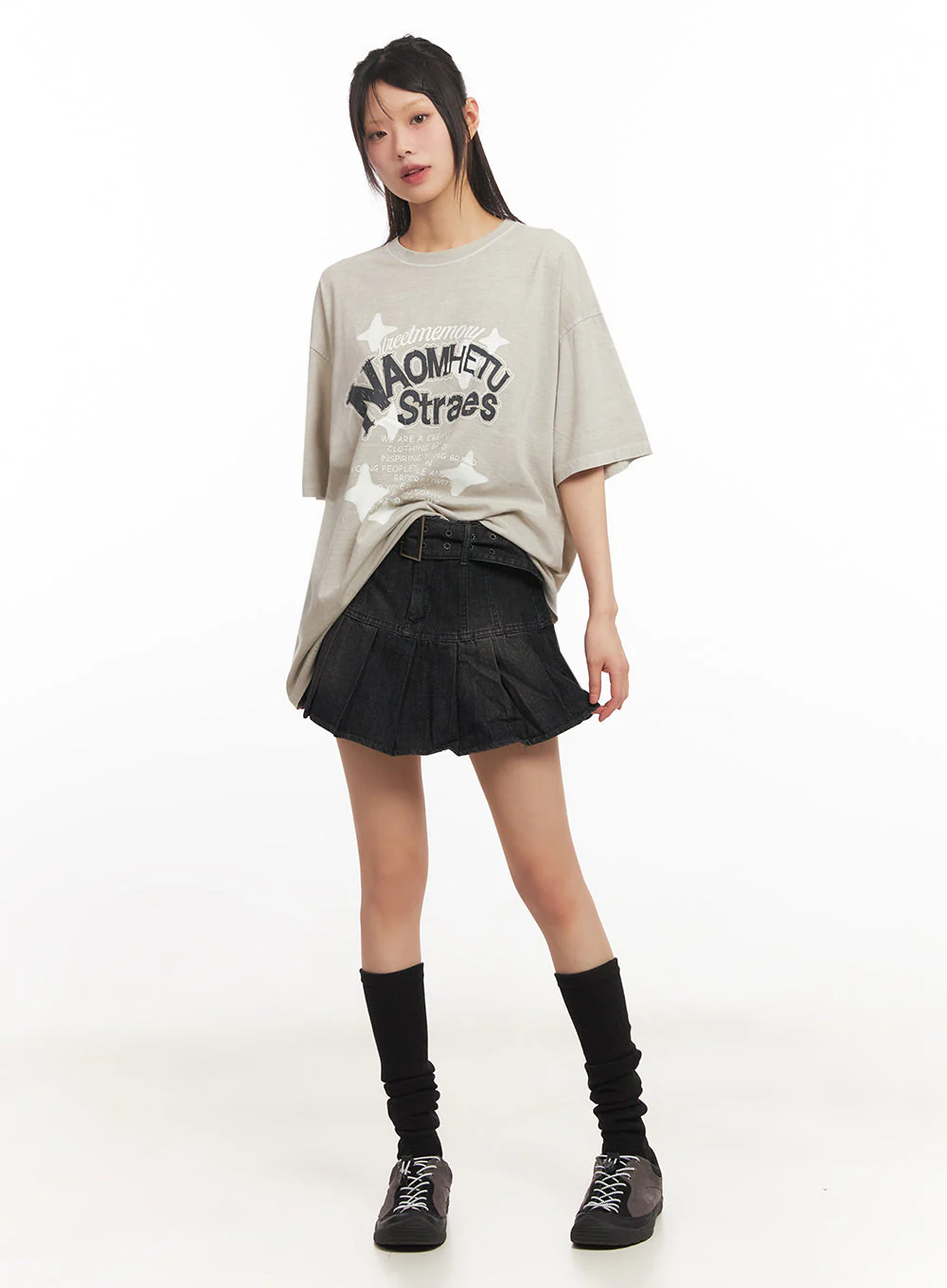 Star Graphic Cotton T-Shirt IY502 - Image 11