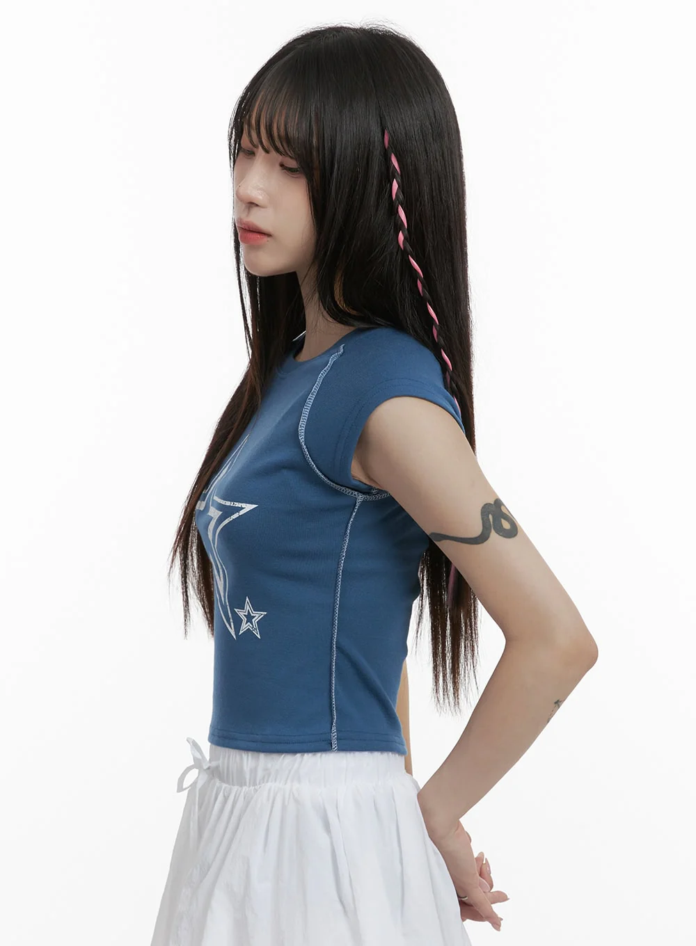 Star Graphic Tee OA426 - Image 3