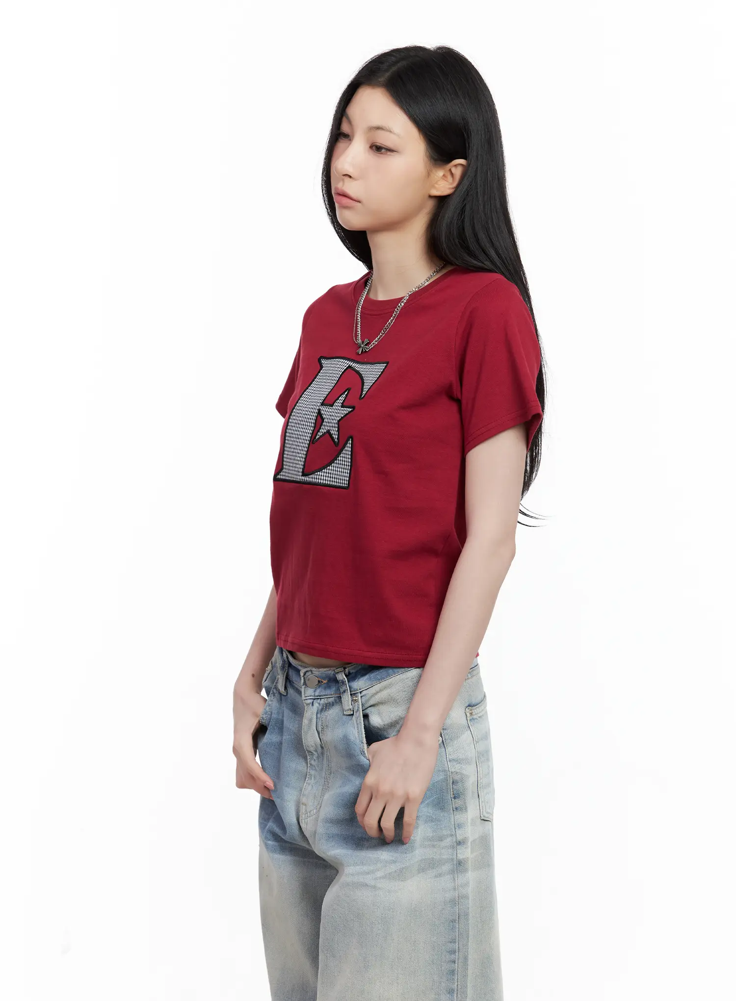 Star Print Casual Tee CL501 - Image 9