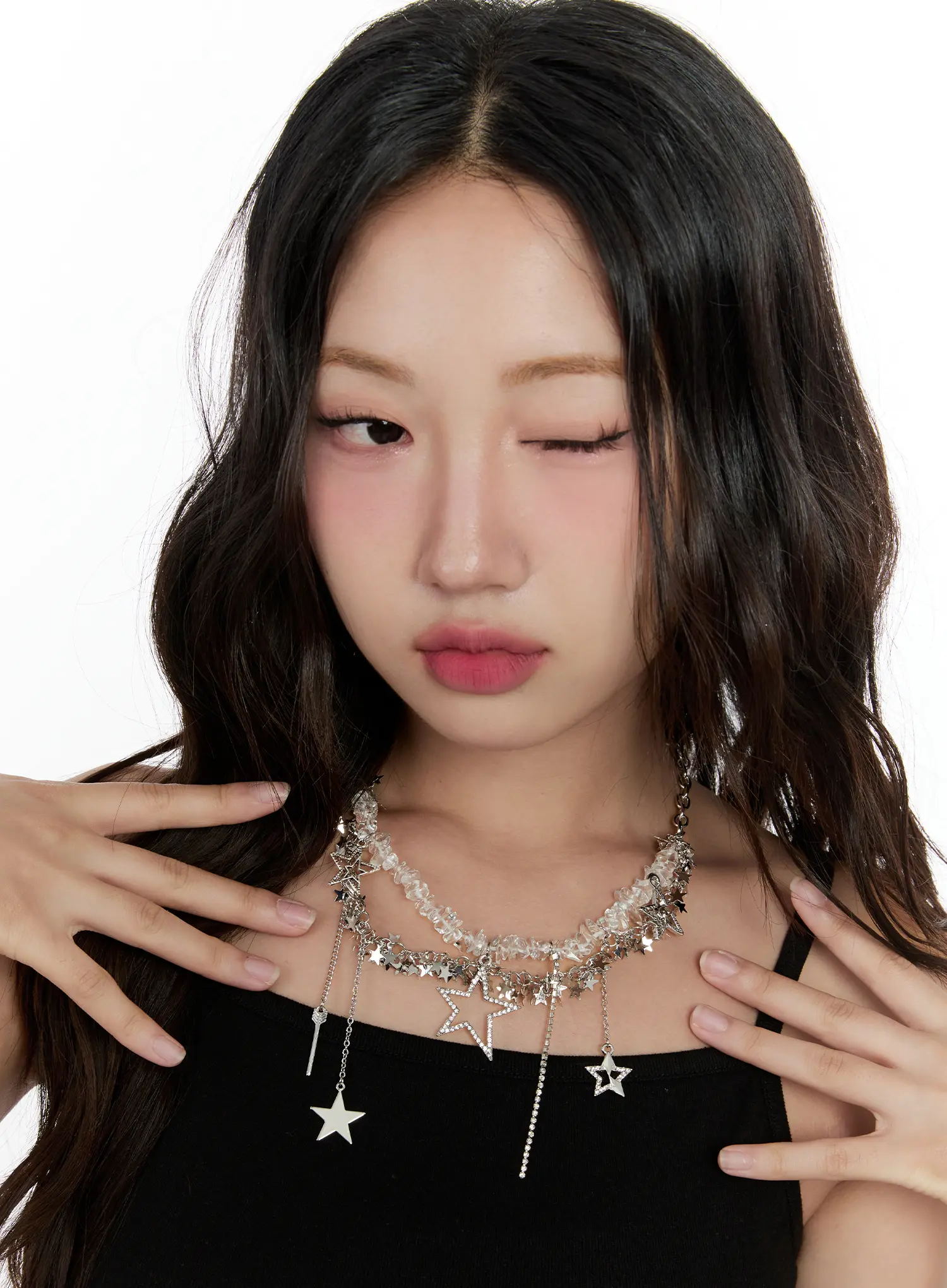 Star Statement Necklace CG501 - Image 2