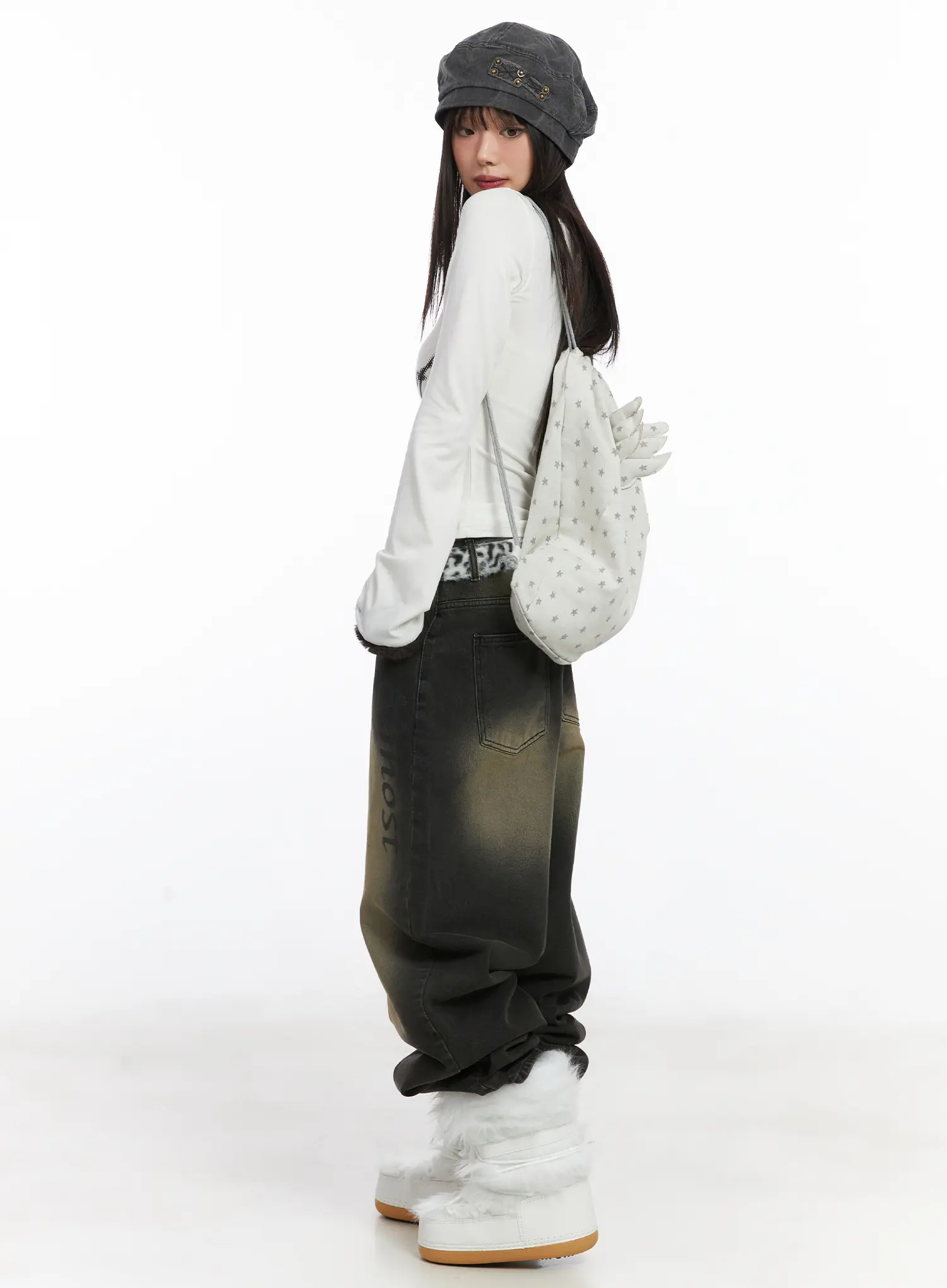 Starry Angel Drawstring Bag CD519 - Image 3