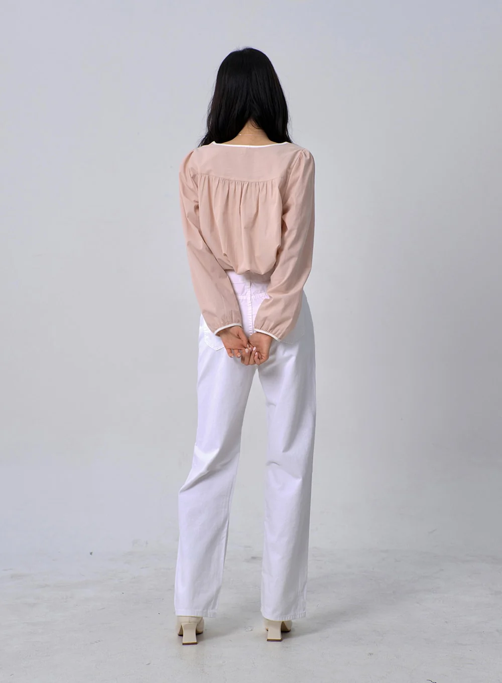 Straight Leg Cotton Pants OM331 - Image 10
