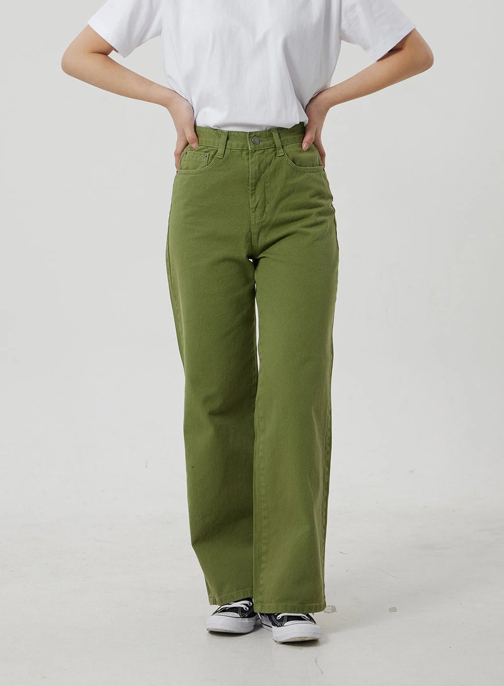 Straight Leg Pants OF306 - Image 3