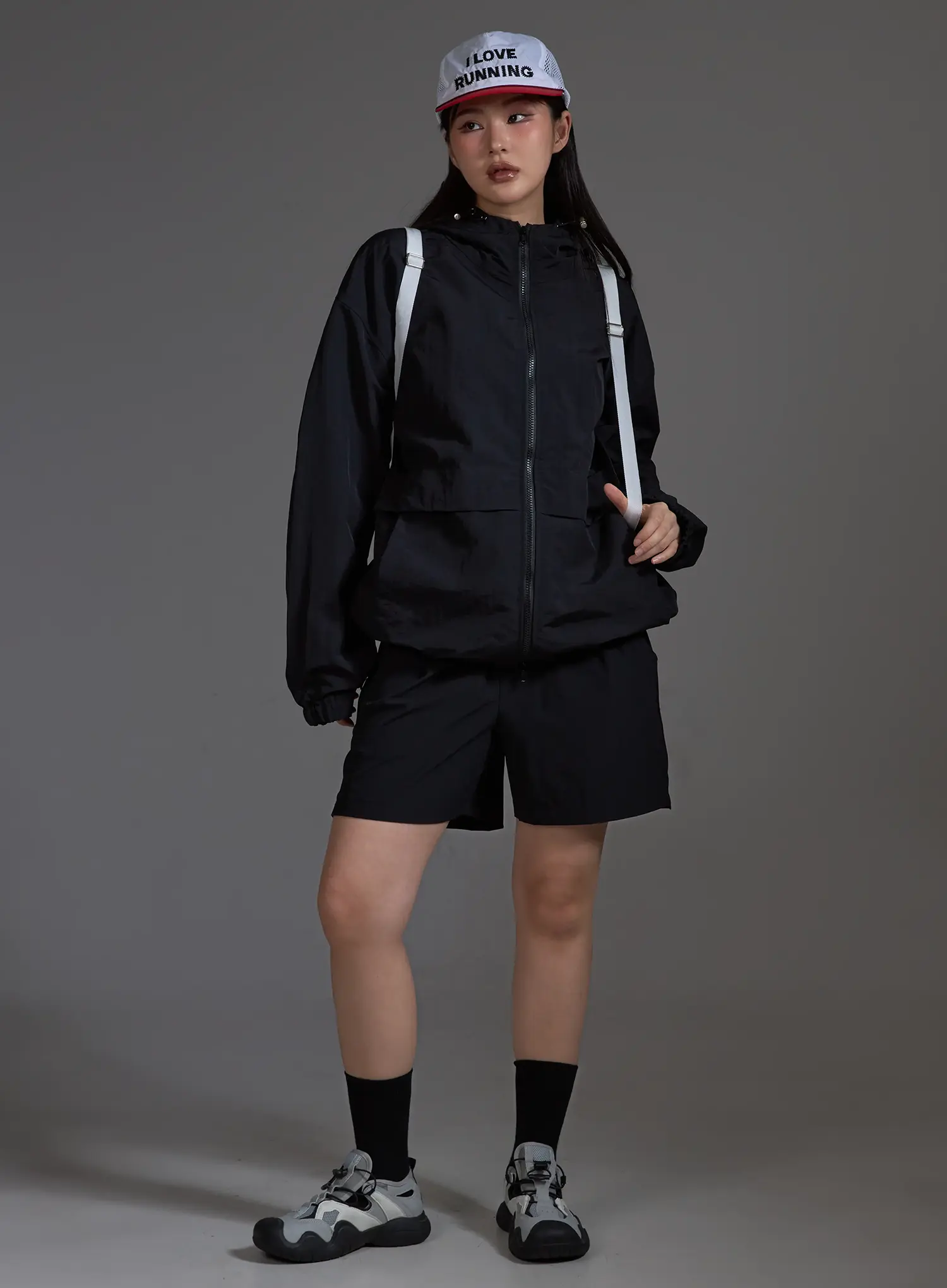 Stretch Running Shorts (Black) IO517 - Image 12