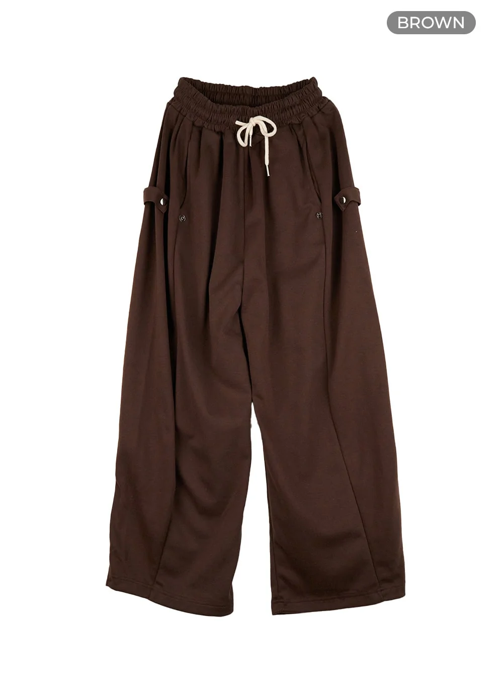 String Banded Pintuck Sweatpants CG421 - Image 13