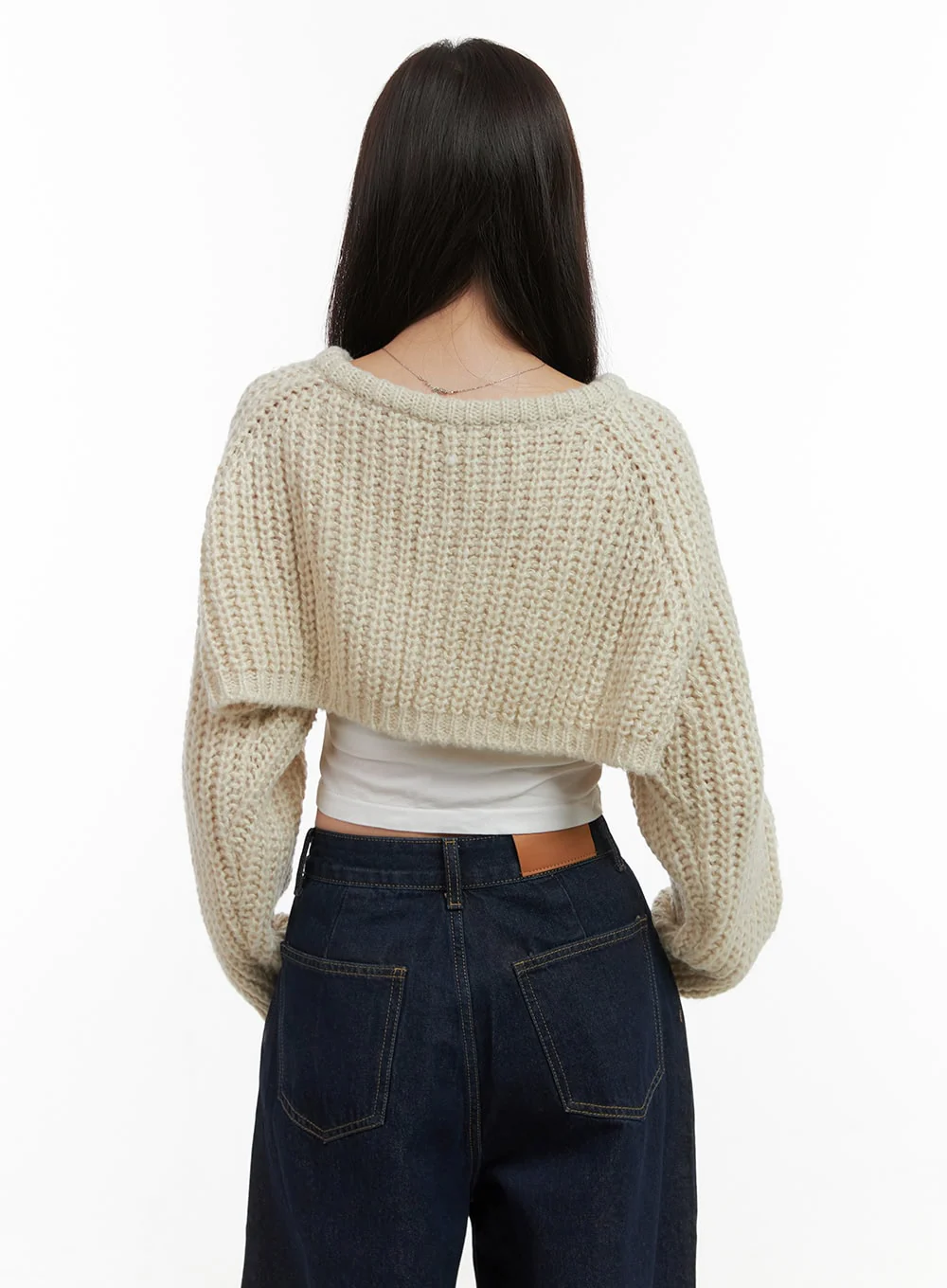 Stringed Hollow Bolero Cardigan OO416 - Image 6