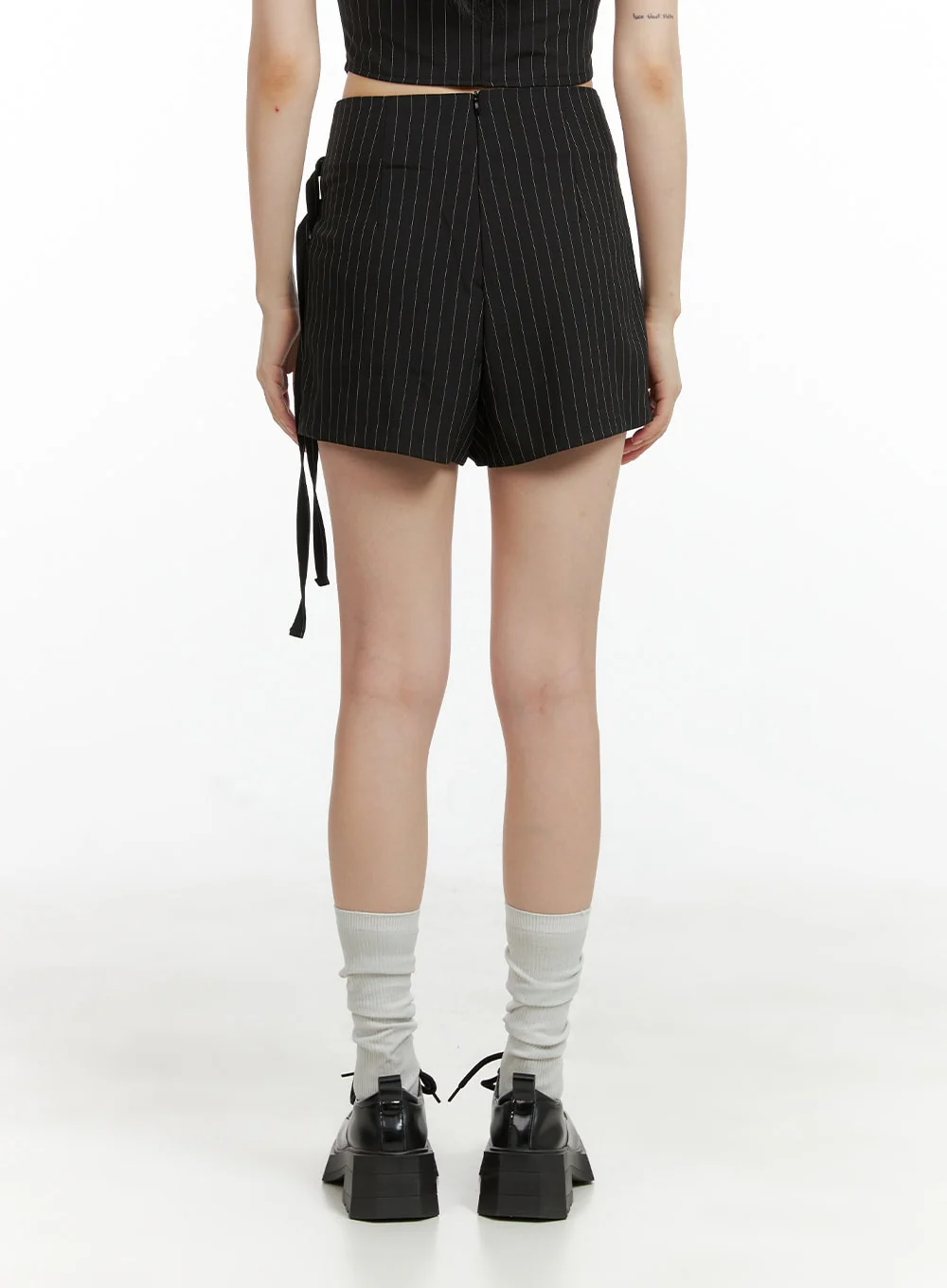 Stripe Buckle Wrap Shorts CL402 - Image 6