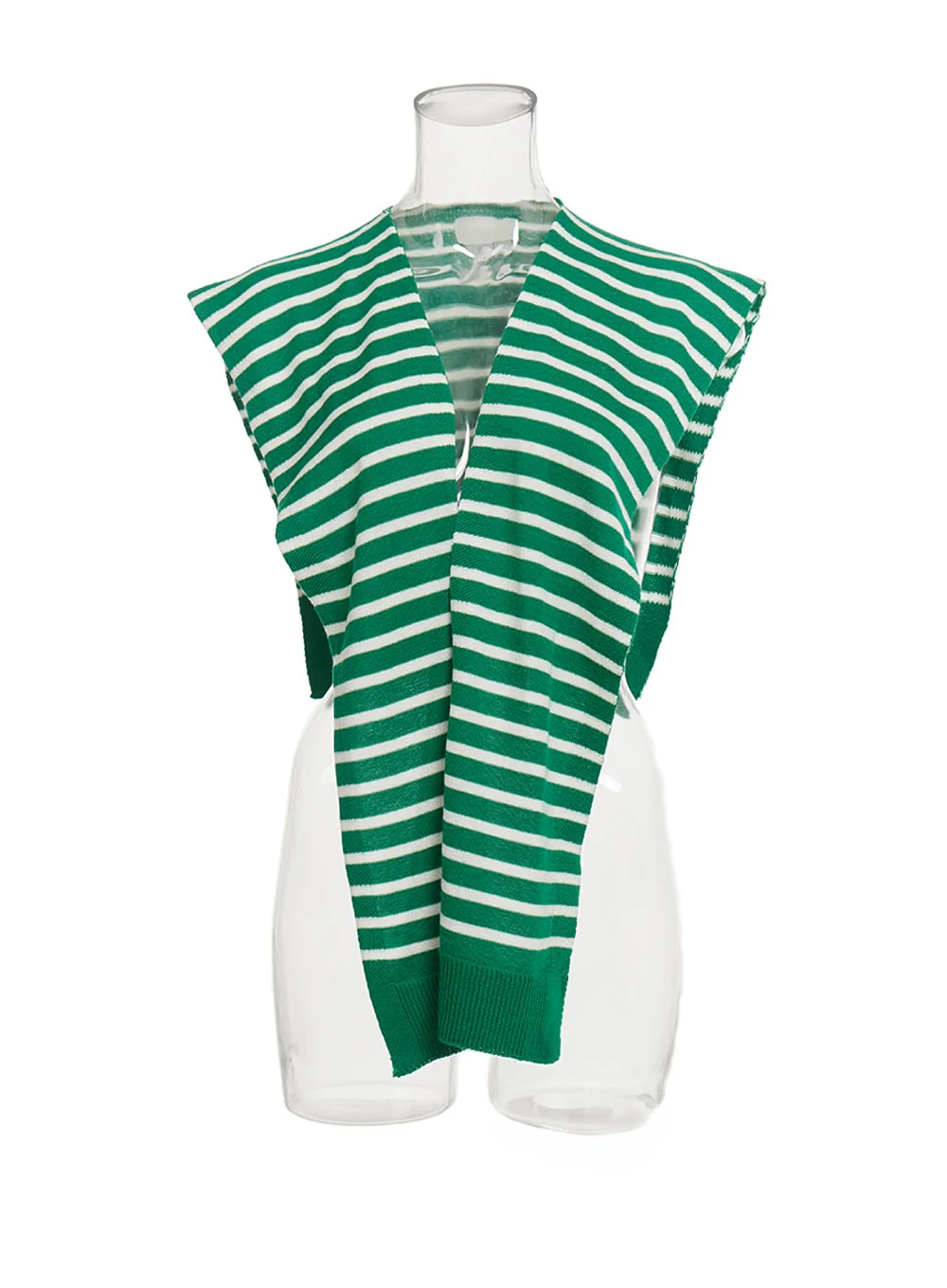 Stripe Knit Sweater Scarf IY509 - Image 10