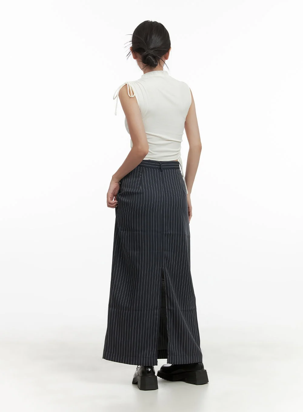 Stripe Maxi Skirt CY423 - Image 4
