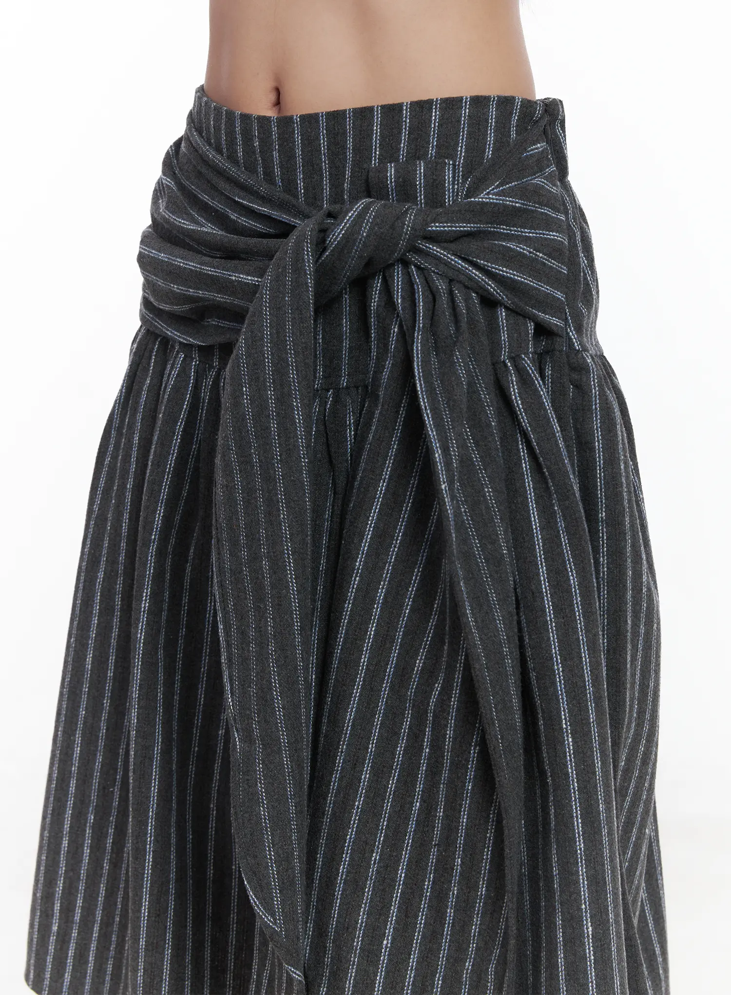 Stripe Wrap Midi Skirt CD529 - Image 10