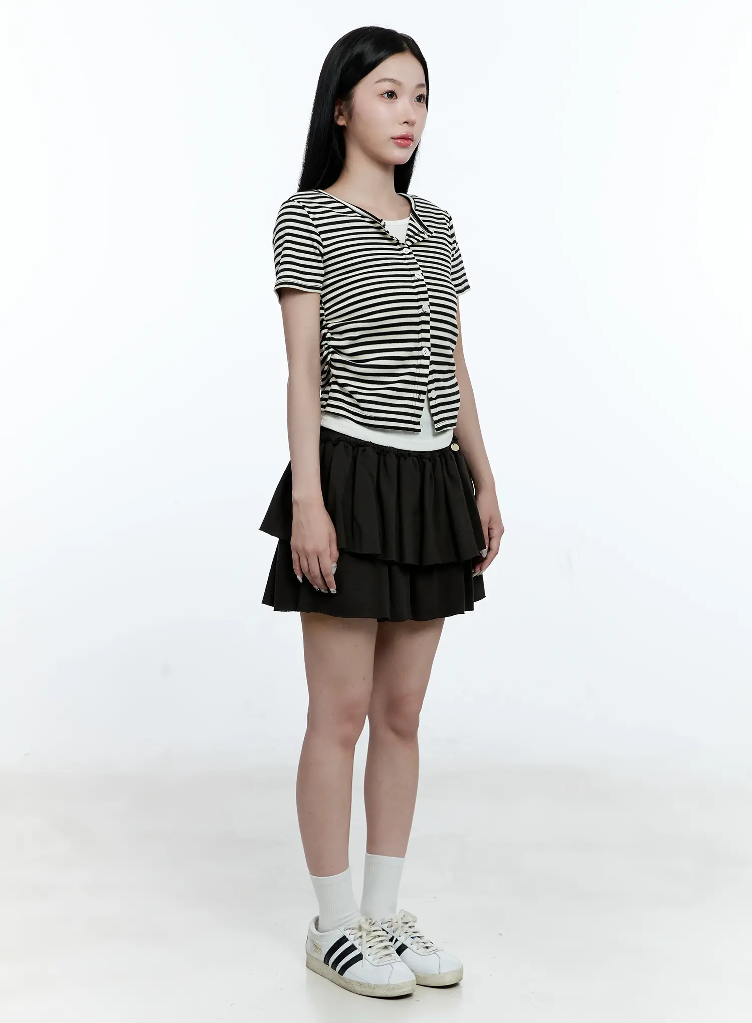 Striped Layered Cardigan CG513 - Image 6