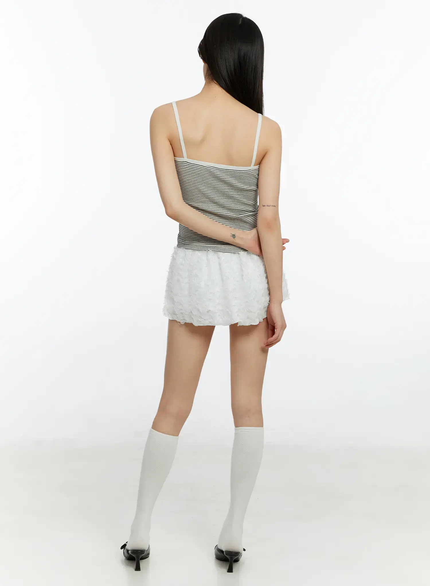 Striped  Round Neck Tank Top CF510 - Image 5