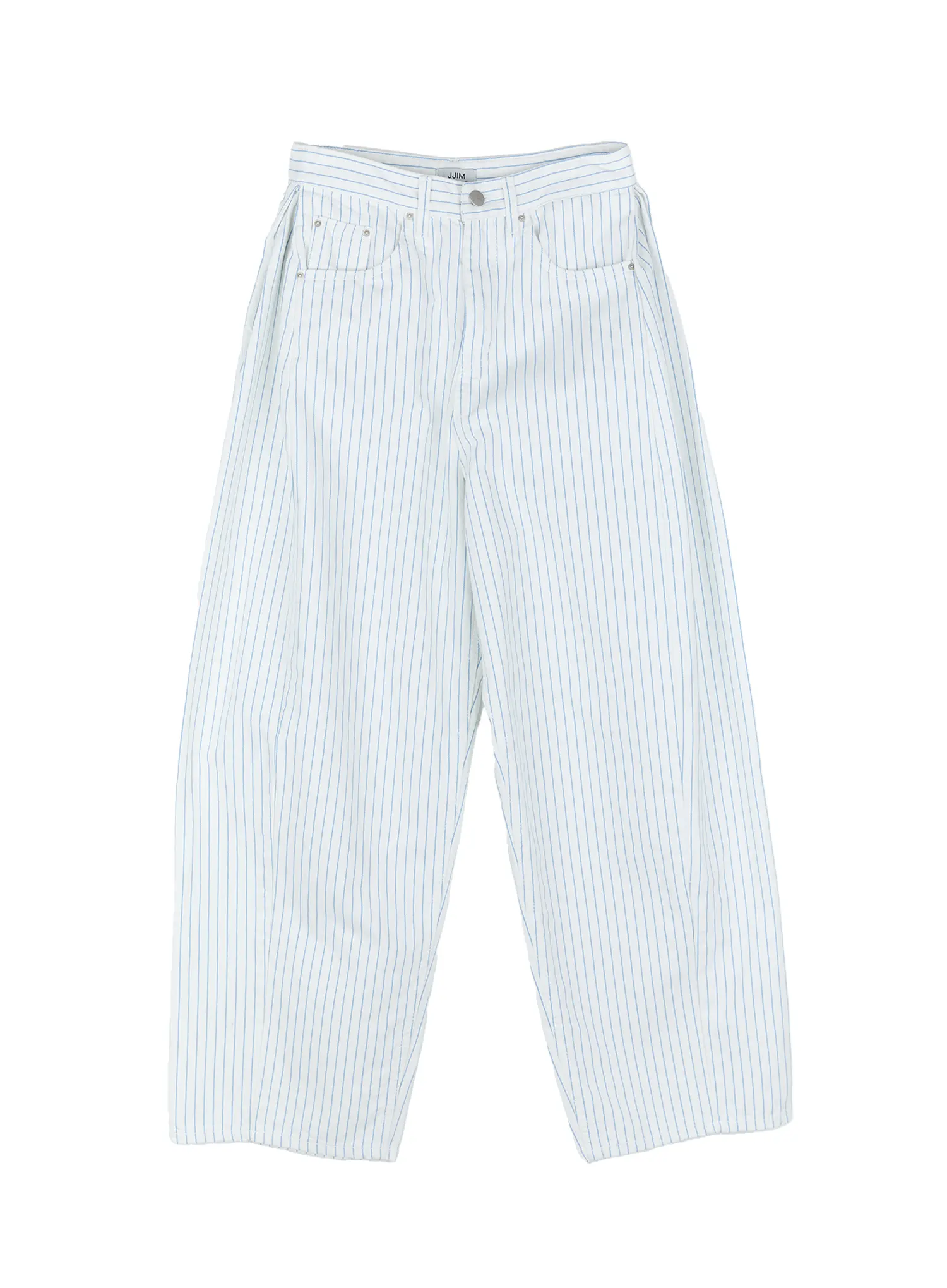 Striped Wide-Leg Relaxed Pants CL530 - Image 11