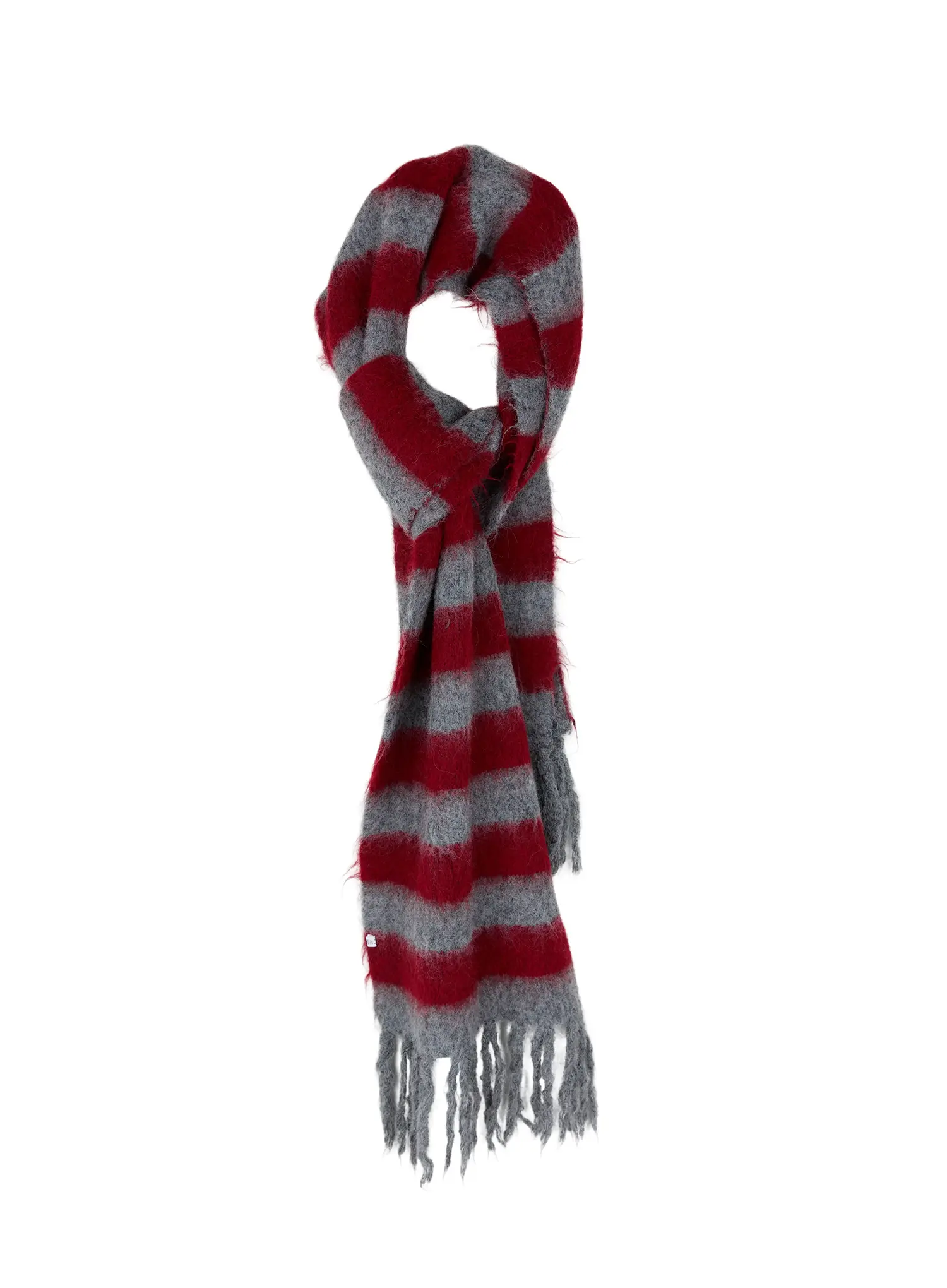 Striped Wool Knit Scarf ID511 - Image 10