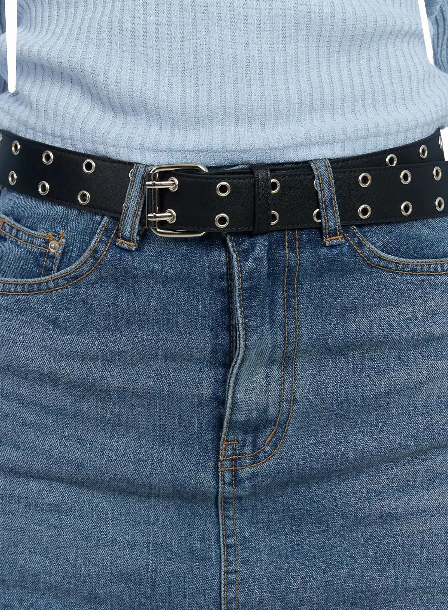 Studded Buckle Belt IJ528