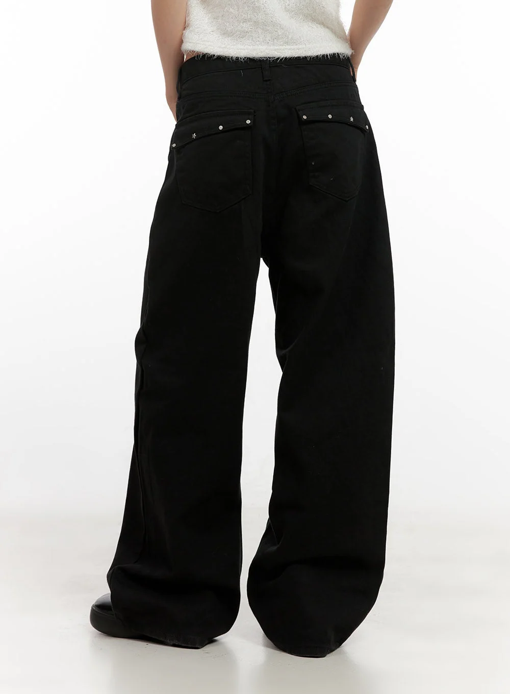 Studded Comfy Wide-Fit Pants CN416 - Image 7