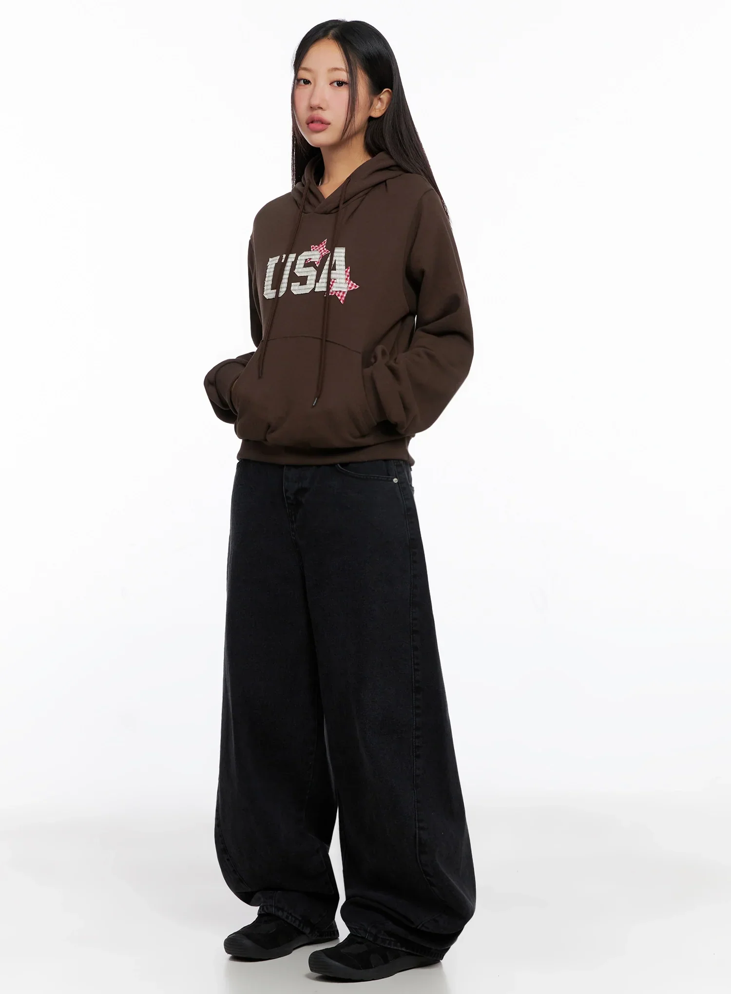 Sunwoo Embroidered Wide Leg Jeans IG528 - Image 9