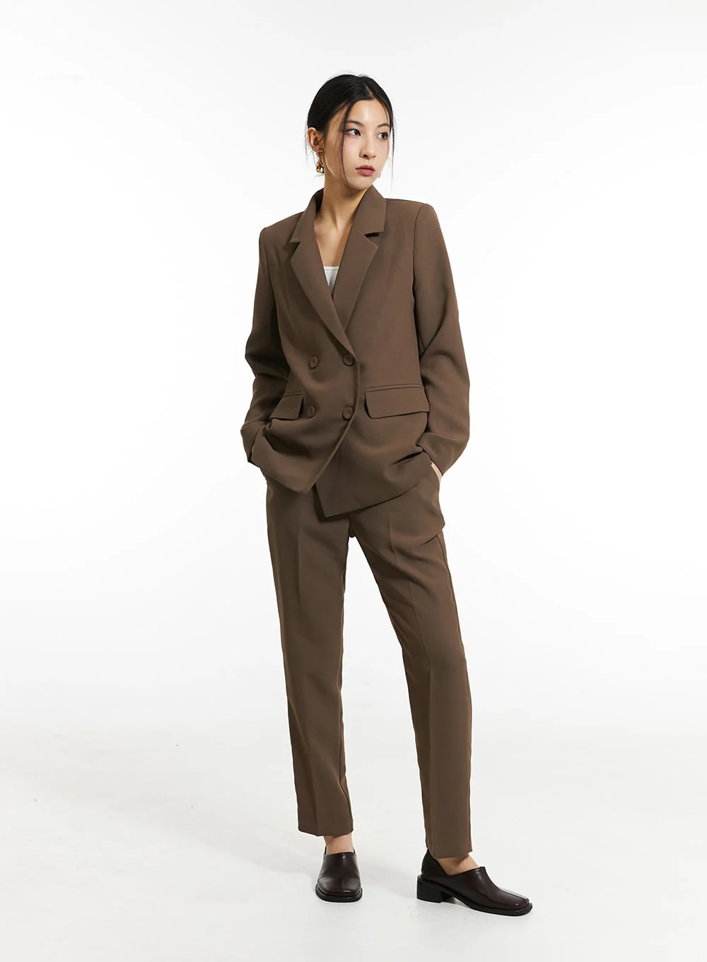 Tailored Double Button Jacket and Pants Set IN308 - Image 2