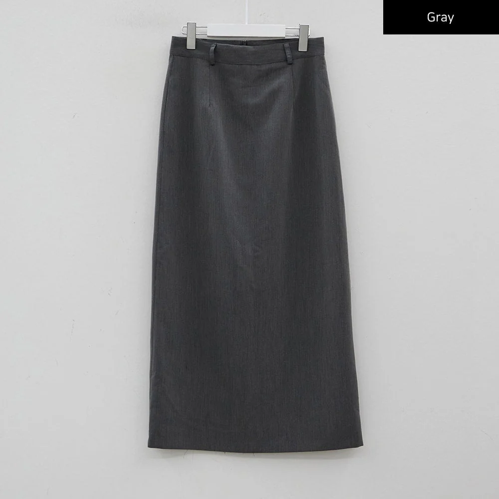 Tailored Maxi Skirt CJ08 - Image 17