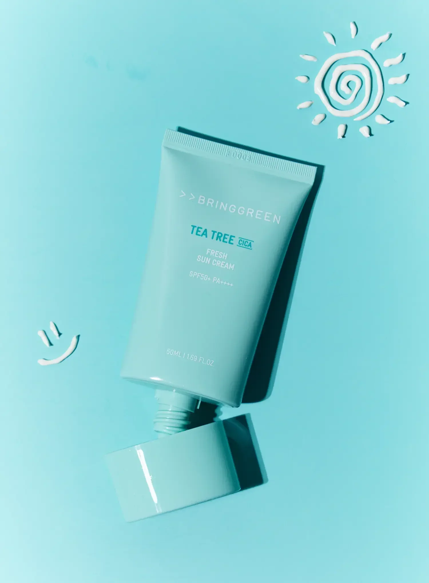 Tea Tree Cica Fresh Sun Cream (50mL) (SPF50+ PA++++) - Image 3