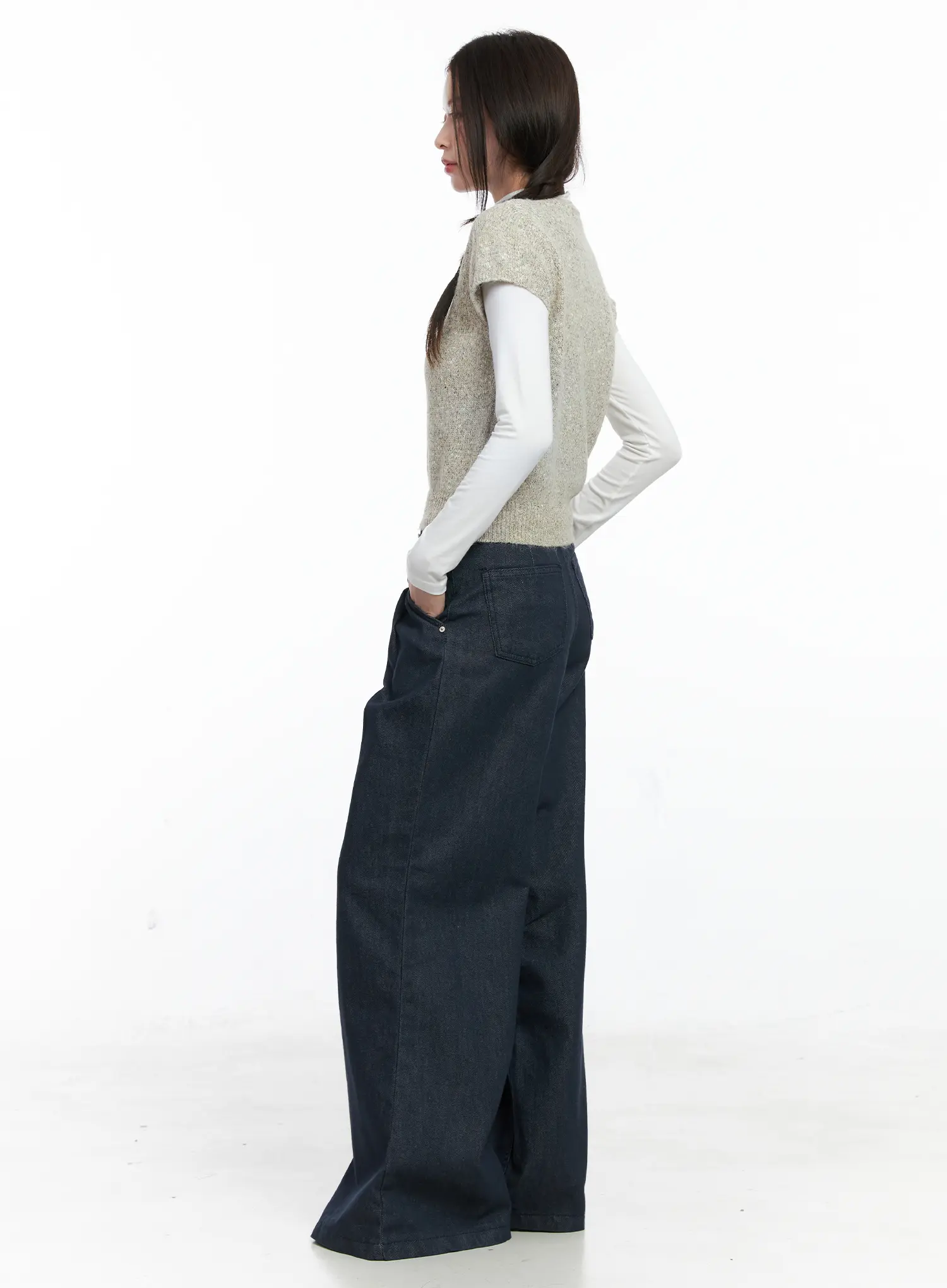 Textured Knit Short Sleeve Top CO503 - Image 3