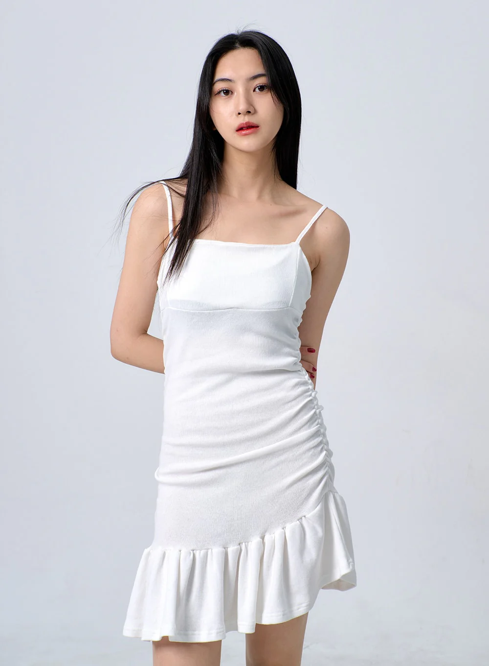 Thin Strap Frill Mini Dress BJ331 - Image 8