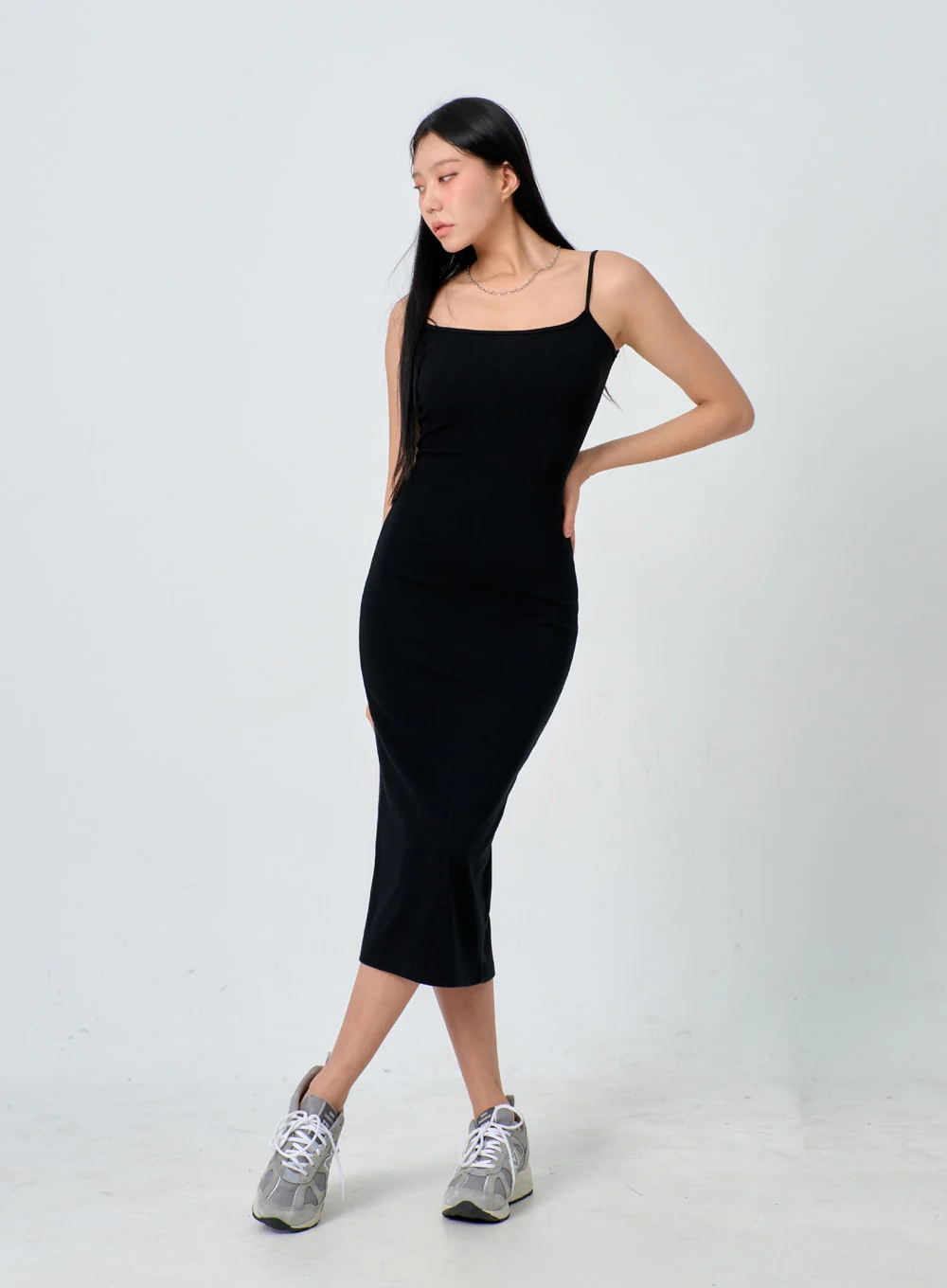 Thin Strap Maxi Dress IJ330 - Image 7