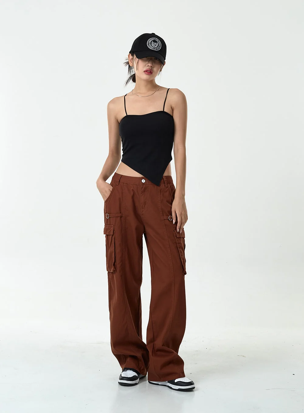 Thin Strap Top With Cups Inside CG10 - Image 3