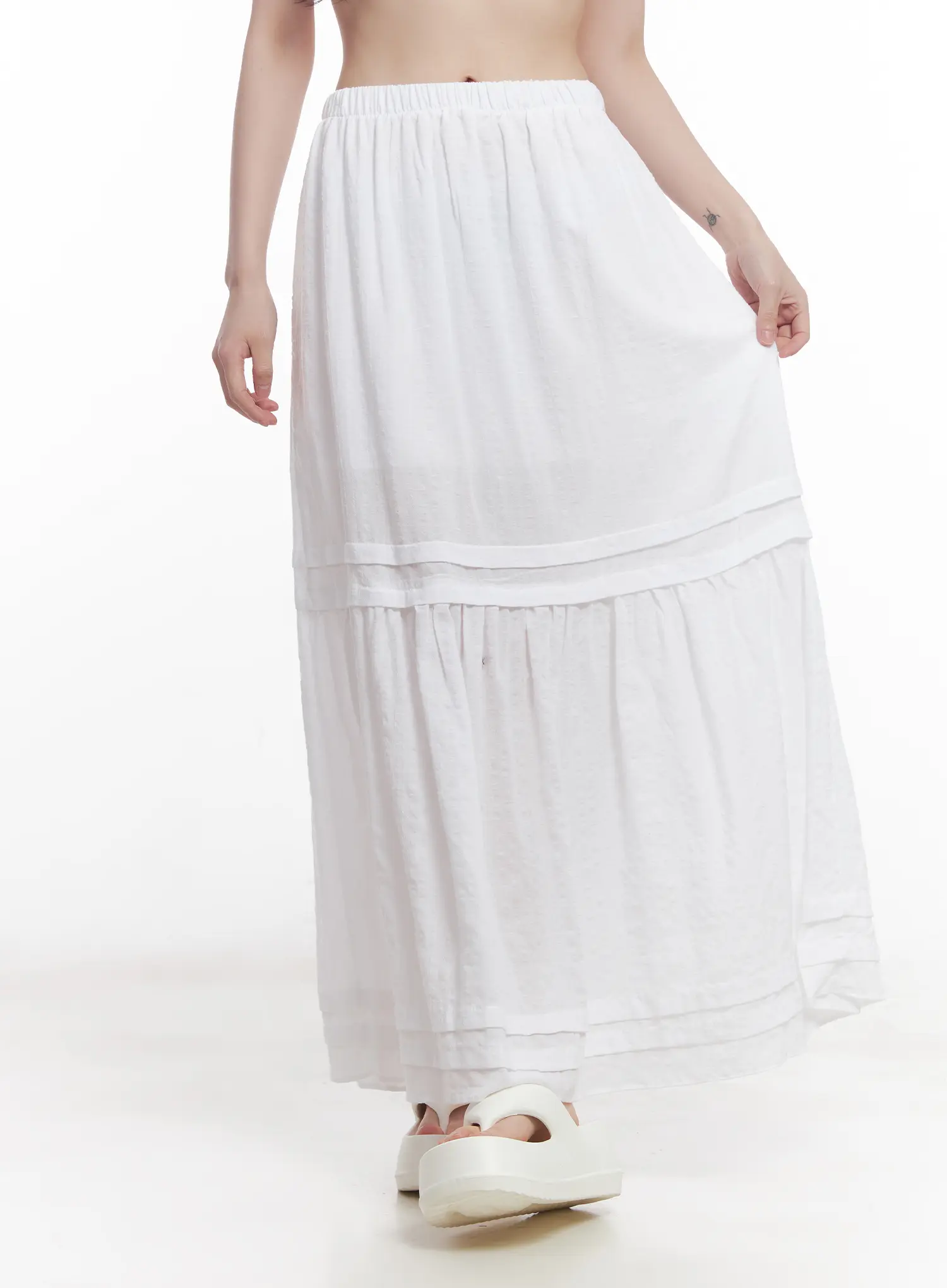 Tiered Flowy Maxi Skirt CU519 - Image 10