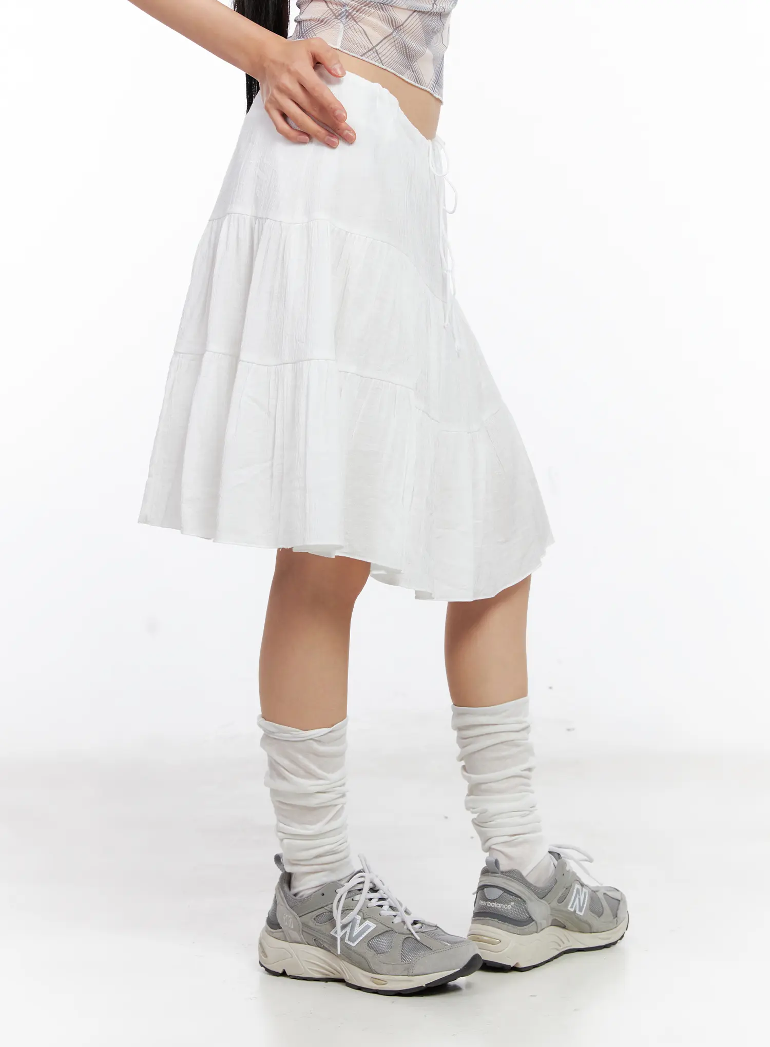 Tiered Flowy Midi Skirt CL529 - Image 7