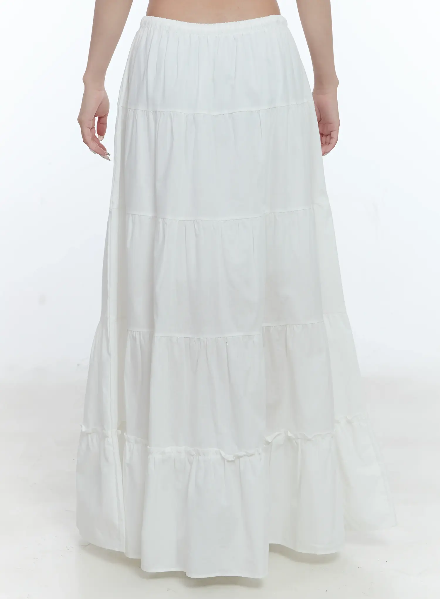 Tiered Frill Maxi Skirt CL530 - Image 7