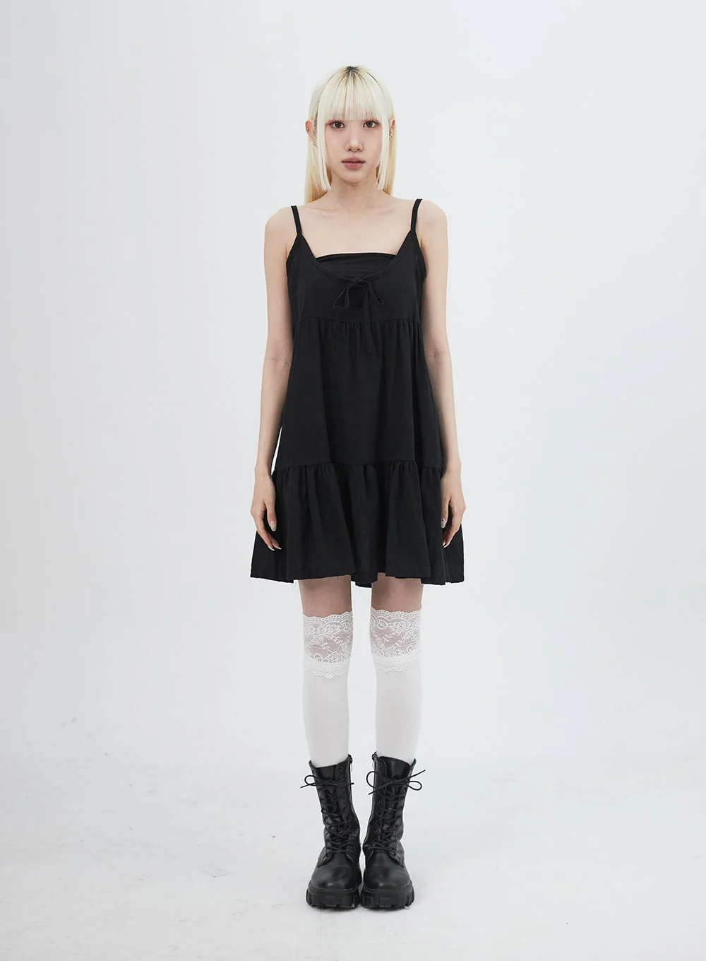 Tiered Mini Dress IU312 - Image 7