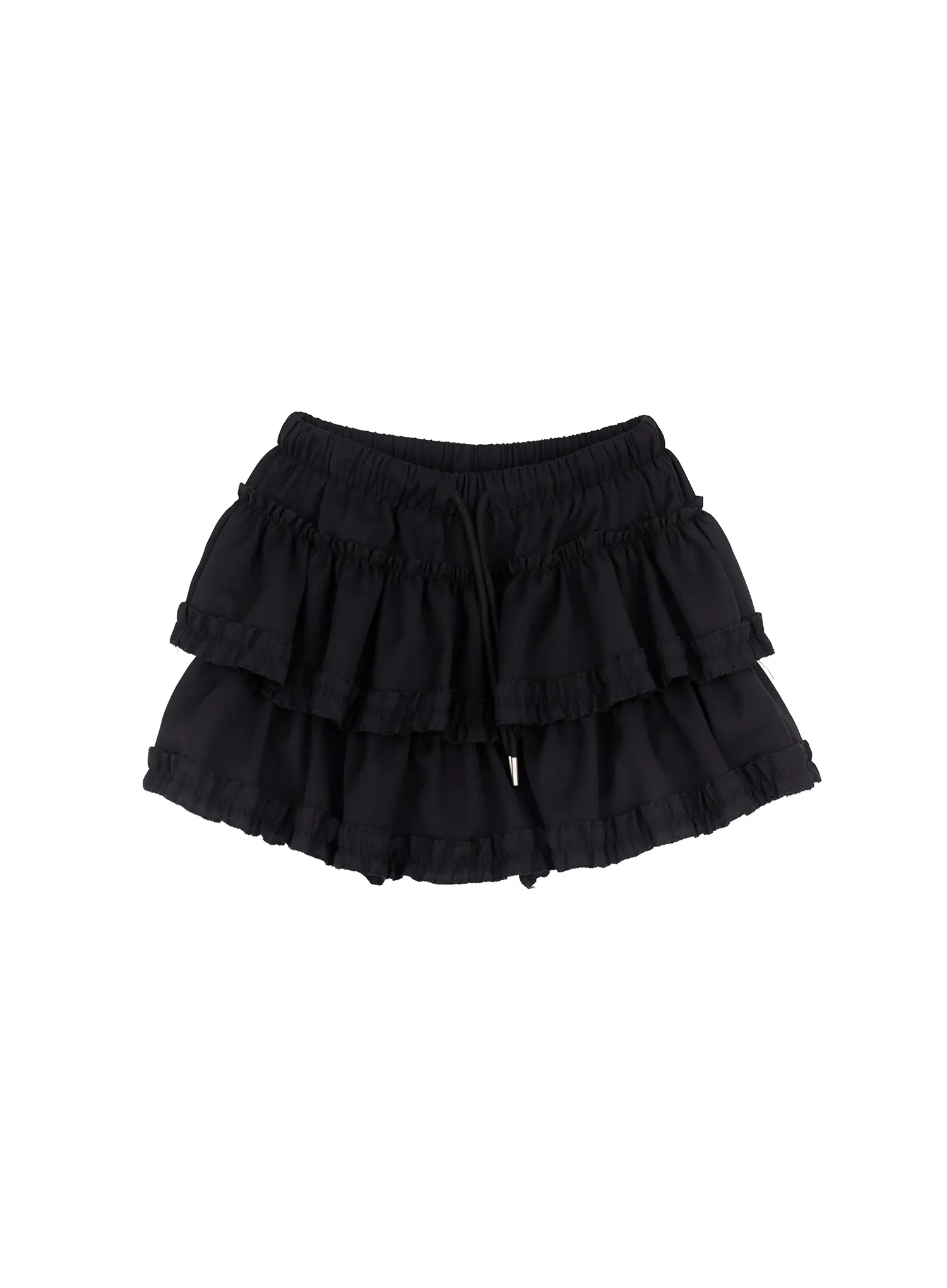Tiered Ruffle Flared Mini Skirt CM518 - Image 11