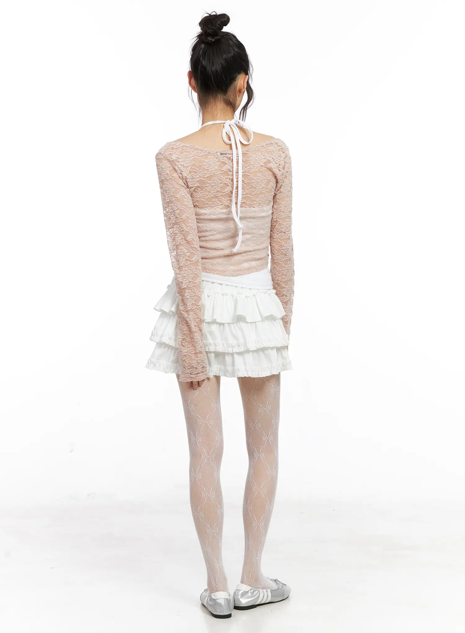 Tiered Ruffle Mini Skirt CN520 - Image 4