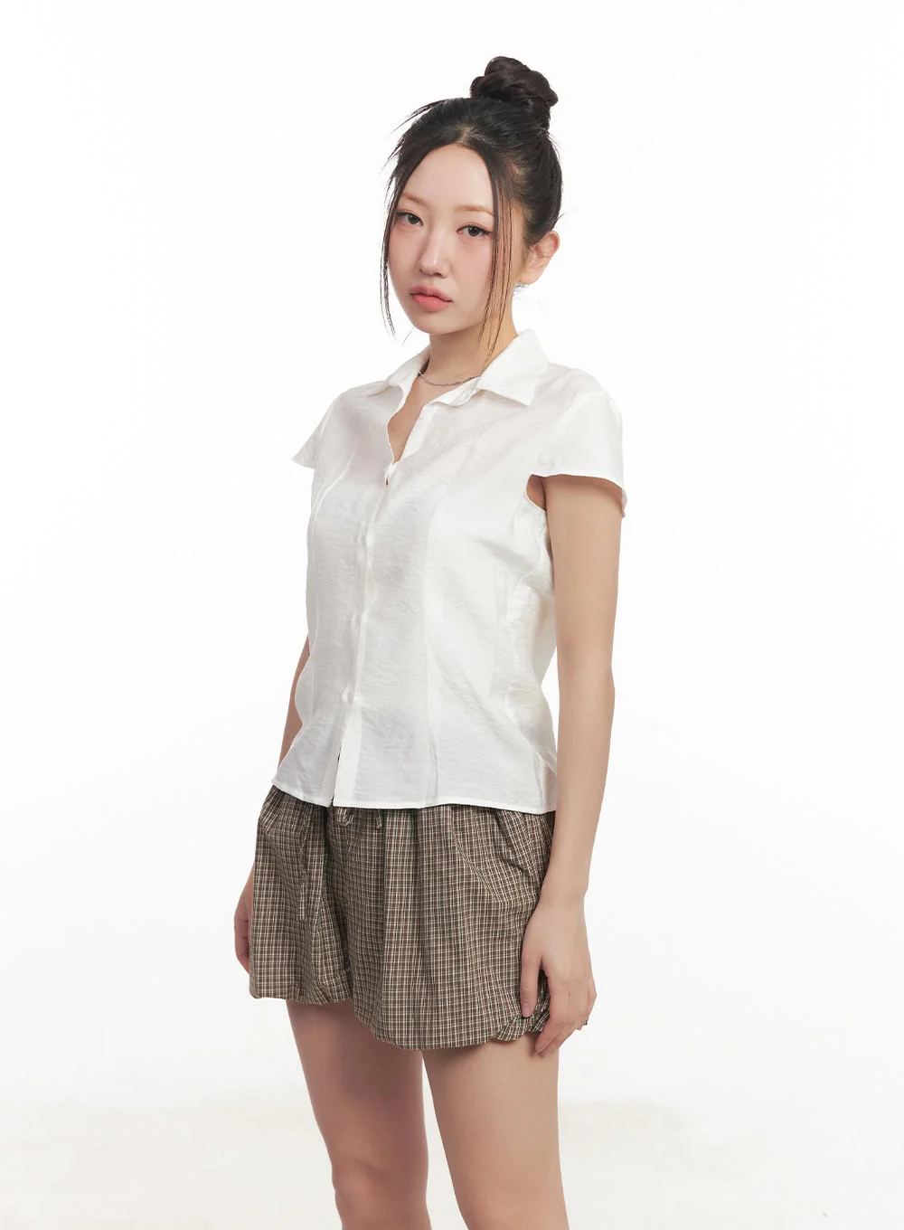 Timeless Collared Button-Up Shirt CM531 - Image 5