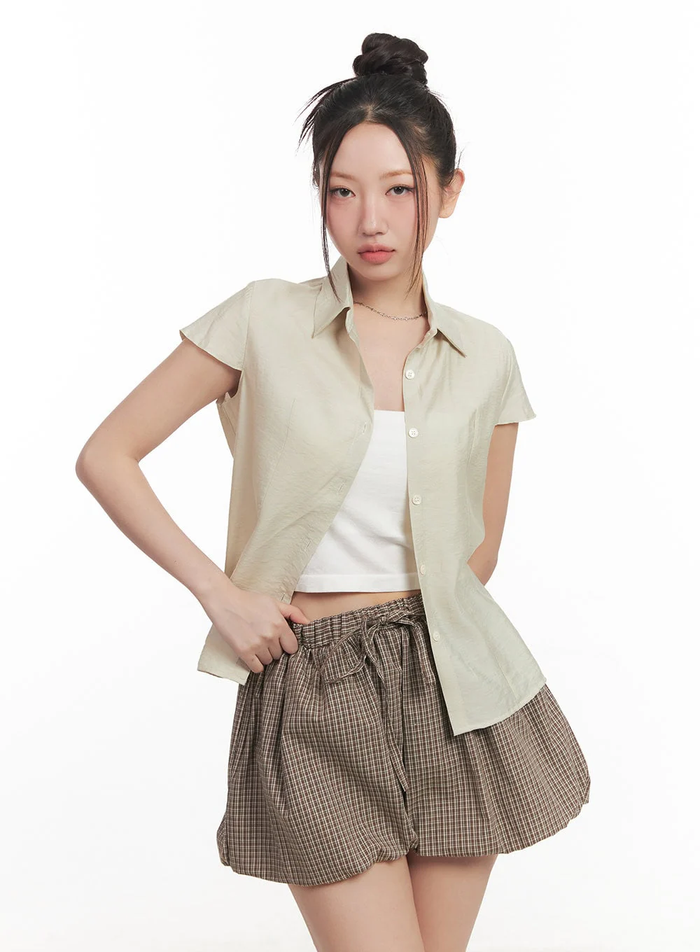 Timeless Collared Button-Up Shirt CM531 - Image 8