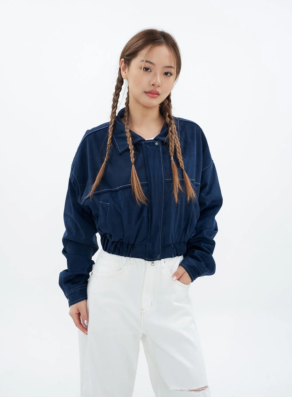 Torn Wide Leg Jeans CM18 - Image 7