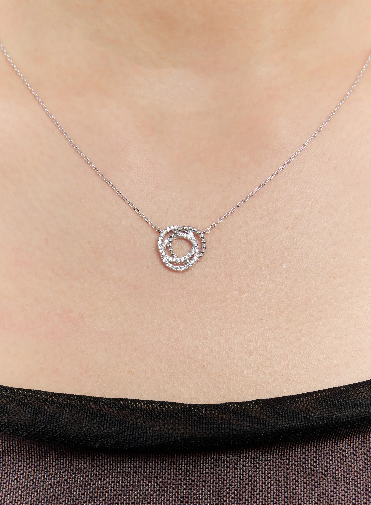 Trinity Cubic Necklace IS517 - Image 3