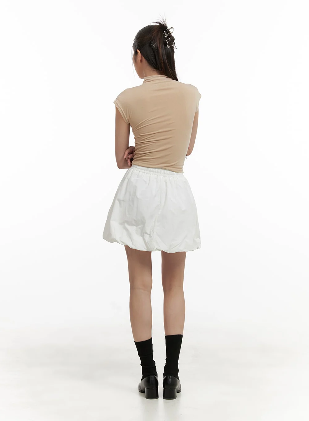 Turtle-Neck Slim Fit Top OA429 - Image 3