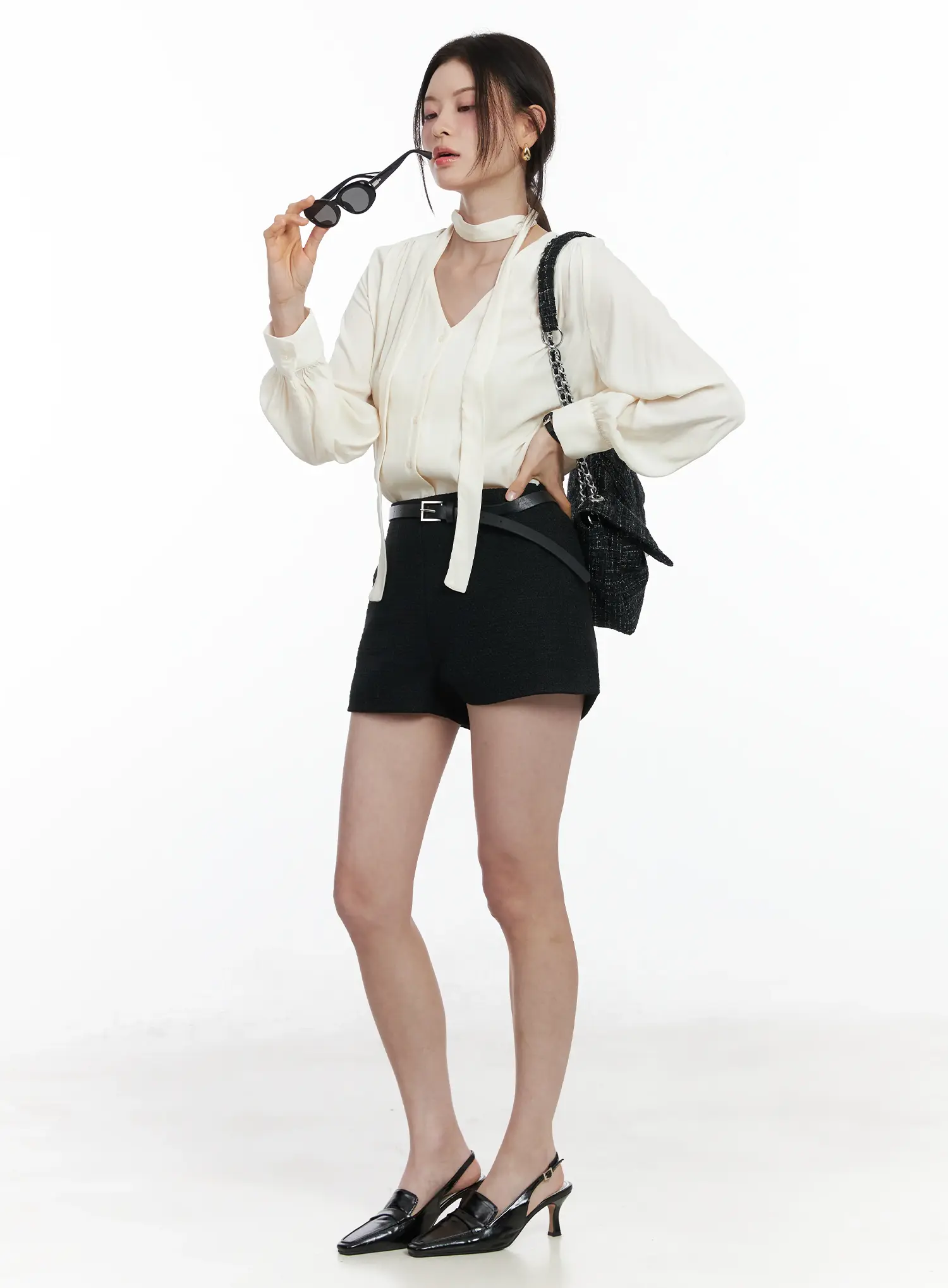 Tweed Shorts IF525 - Image 7