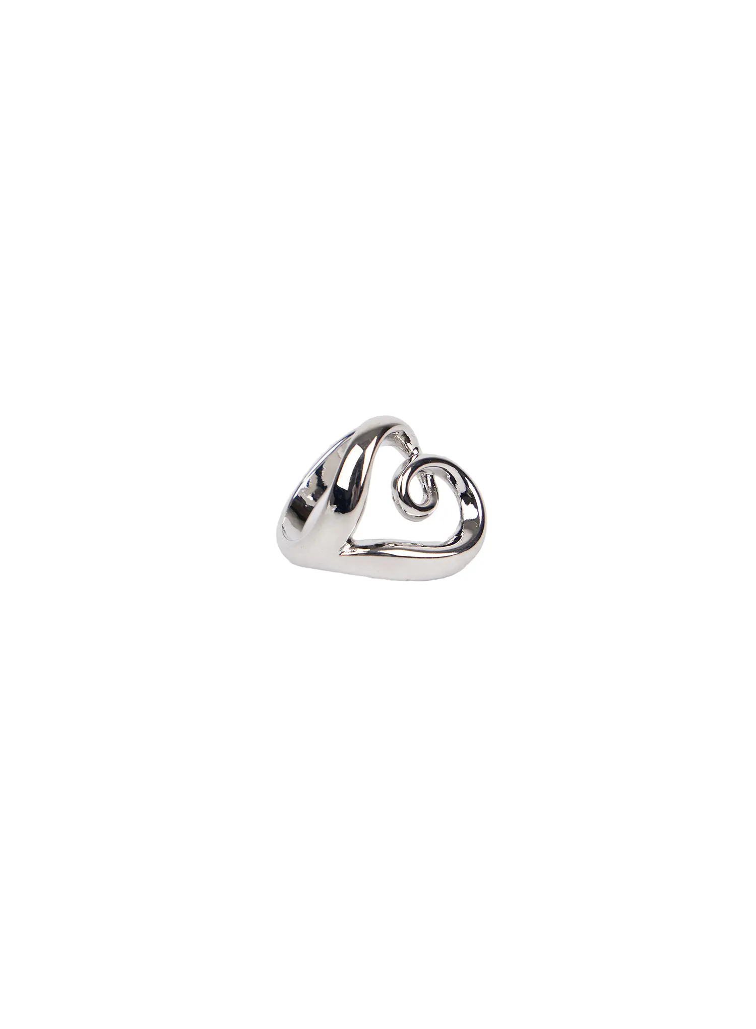 Twisted Big Heart Ring CM524 - Image 6