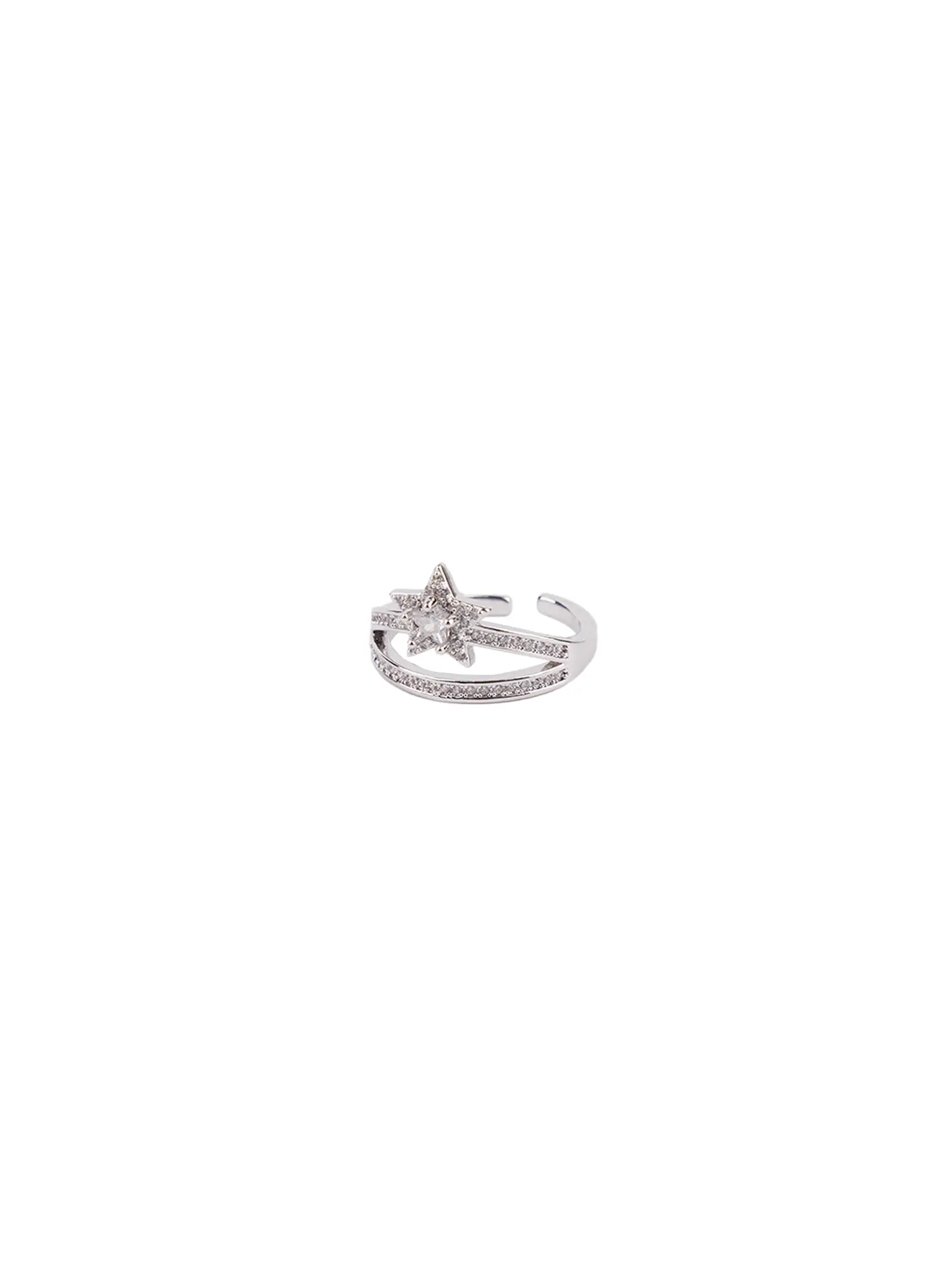 Twisted Elegant Star Ring CF525 - Image 7