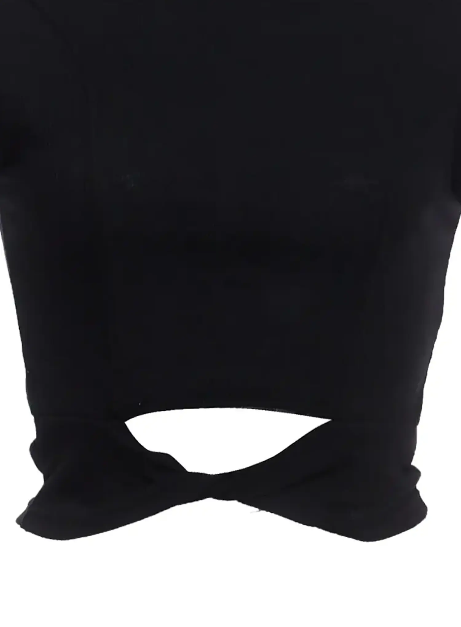 Twisted Knot Front Cropped Tee IC503 - Image 2