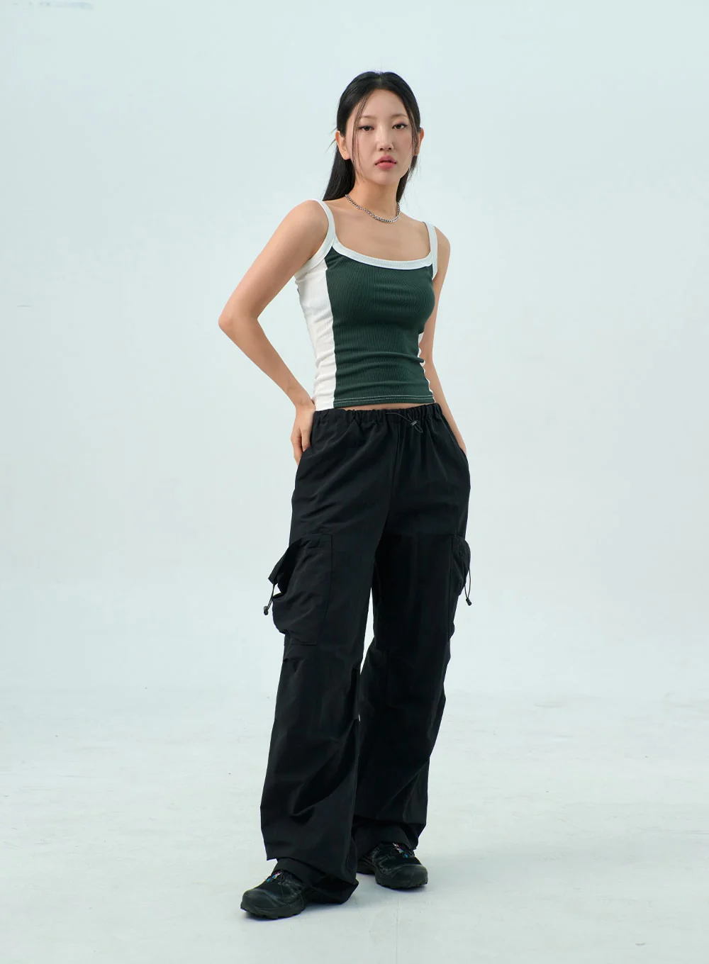 Two Color Knit Top CY325 - Image 13
